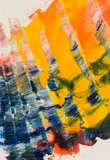 Wind and Window by Roy Lerner, mixed media on paper, sold Feb 2026