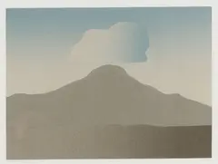 Cloud/Volcano Suite by Toni Onley, silkscreen on paper, sold Feb 2026