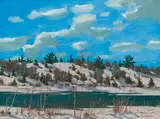 Lower St. Mary's by Bruno Joseph Bobak, 1985, oil on canvas, sold Jan 2026