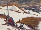 Paysage by René Jean Richard, oil on board, sold Jan 2026