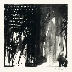 # 5 by Brice Marden, 1972, Lithographie auf Velin, sold May 2011