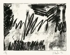 # 6 by Brice Marden, 1972, Lithographie auf Velin, sold May 2011