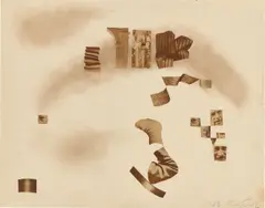 Surreale Photomontage by Kurt Kranz, 1932, Collage aus Illustrierten-Ausschnitten und Aquarell auf leichtem Karton, sold May 2026