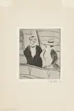 Im Theater by Erich Heckel, 1909, Radierung auf festem Papier, sold May 2026