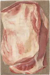 Schulterblatt by Helene Appel, 2015, Enkaustik und Öl auf Leinen, sold Oct 2023