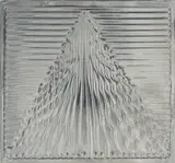Licht und Bewegung by Heinz Mack, 1974, Prägedruck auf Aluminium, sold Jan 2024