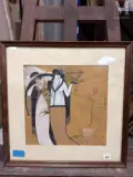 Les élégantes by Pierre Legrain, Gouache, encre et crayons, sold Sep 2026