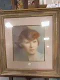 Portrait de femme rousse by Lucien-Victor Guirand de Scévola, Pastel, sold Sep 2026
