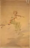 La musique by Louise Abbéma, Chromolithographie sur papier marouflé sur toile, sold Sep 2026
