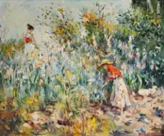 La cueillette by Max Agostini, Huile sur toile d'origine, sold Sep 2026