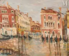 Venise by Serge Belloni, Huile sur panneau, sold Sep 2026