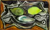 Nature morte aux huitres et citrons by Roger Chastel, Huile sur toile d'origine, sold Sep 2026
