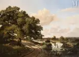 Le repos près d'un cours d'eau by Charles Lefèvre, Huile sur toile d'origine, sold Sep 2026