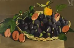 Les figues by Robert Humblot, Huile sur toile, sold Sep 2026