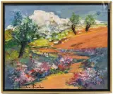 La montagne Sainte Victoire by Michel Piel, Huile sur toile, sold Jul 2026