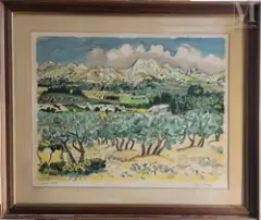 Les voiliers by Yves Brayer, Lithographie en couleurs, épreuve d'artiste, sold Jul 2025