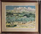 Les voiliers by Yves Brayer, Lithographie en couleurs, épreuve d'artiste, sold Jul 2025