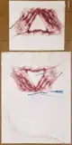 Etude de main by Ernest Pignon-Ernest, Sanguine sur papier, sold Jul 2025