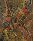 Gros bouchon by Oscar Gauthier, Huile sur toile, sold Jul 2025