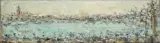 Venise le matin by André Cottavoz, Huile sur carton, sold Jul 2025