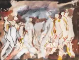 Sans titre by André Elbaz, Aquarelle et crayon sur papier, sold Jul 2025