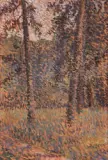 Paysage pointilliste by Ernest Lucien Bonnotte, Huile sur toile d'origine, sold Jul 2025