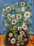Fleurs by Séraphine Louis dite Séraphine de Senlis, vers 1929, Huile sur toile d'origine, sold Jul 2025