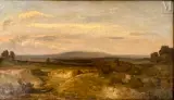 Paysage by Jules Dupré, Huile sur toile, sold Mar 2025
