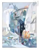 Paris, France by Jacqueline Verdet, Huile sur toile, sold Jul 2019