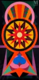 Composition sur le nom Canguilhem by Auguste Herbin, 1942, Huile sur toile d'origine, sold Mar 2019