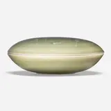 Covered vessel by Otto & Vivika Heino, 1983, glazed porcelain, sold May 2023