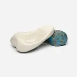 Rock.01 sink by Daniel Arsham, 2021, 3D-printed vitreous china and patinated hand-cast brass, sold May 2023