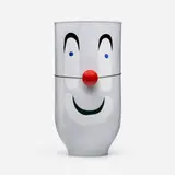 Achille vase by Pierre Charpin, 2015, glazed porcelain, elastic cord, sold May 2023
