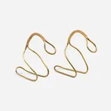 Bottle holders model 3601, pair by Carl Auböck, 1946, brass, cane, sold May 2023