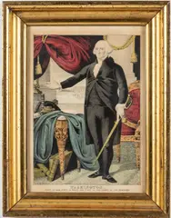 George Washington by Nathaniel Currier, c. 1849, Lithograph, offered Oct 2022