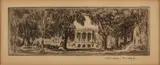 Hermitage Plantation House, Savannah, GA by Christopher Murphy Jr., Etching, offered Oct 2022