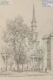 Independent Presbyterian Church by Christopher Murphy Jr., c. 1930, Pencil on Paper, offered Oct 2022