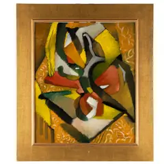 In My Kitchen by Helen Clark Oldfield, Oil on canvassigned lower right24in. x 20in (61cm. x 51cm)Provenance: Cederwall, offered Jul 2024