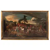 Atelier or Circle or Jean Baptiste Martin (1659-1703) AtelierA View of Dinant Citadel after the siege by Louis XIV forces by Adam Frans van der Meulen, Oil on canvas,unsignedThe central, offered Jun 2024
