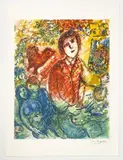 Untitled by Marc Chagall, Lithograph 103/300, offered Aug 2021