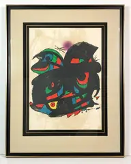 Untitled by Joan MirÃ³, pencil signed lithograph hc barcelona 1976, offered Aug 2021