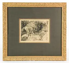 Untitled by Lawton S. Parker, Pencil, offered Aug 2021