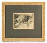 Untitled by Lawton S. Parker, Pencil, offered Aug 2021