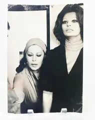 Untitled by Tazio Secchiaroli, photograph ava gardner sophia loren 1976, offered Mar 2021