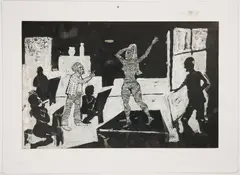 Untitled by Don Primiano, Gouache on paper. 1958, offered Jun 2023