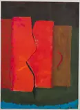 Untitled by Marietta Berman, Gouache and collaged paper, offered Jun 2023