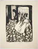 The Selection by Sue Coe, 1991, Lithograph from one stone, offered Jun 2023