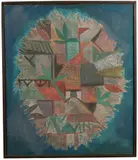 Untitled by Rainer Dillen, Oil on burlap mounted on board. 1961, offered Jun 2023
