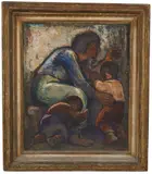 Untitled by Eugene Higgins, Oil on board, offered Mar 2023