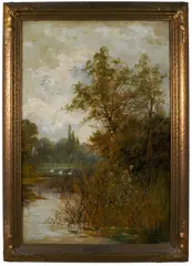 Untitled by Augustus Spencer, Oil on canvas, offered Mar 2023